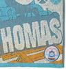 Marushin Thomas the Tank Engine Face 34 x Here I 4605003300 Towel, 80cm, Come! Cotton,