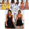 Stylish Women Summer Boho Short Mini Dress For Evening Cocktail And Beach Parties