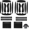 2 Set Helmet Padding Inserts,Helmet Pads,Universal Bike Helmets Pads,Replacement Motorcycle Helmets Padding,for Scooter Skateboard Bike Motorcycle