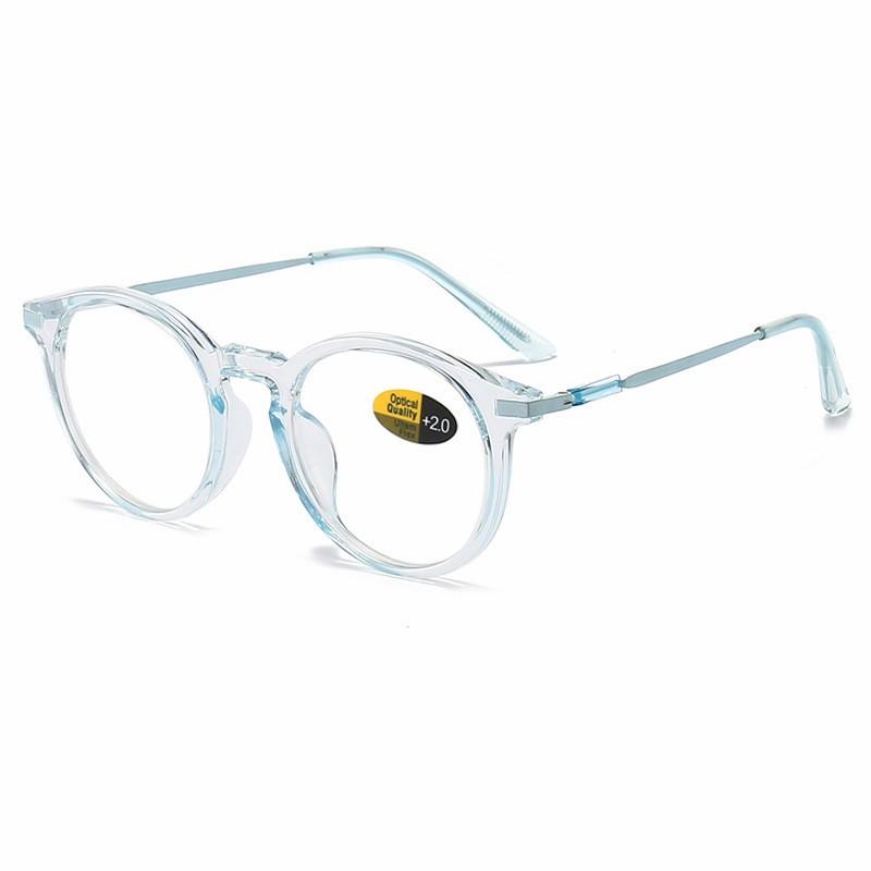 

Fashion Reading Glasses Anti Blue Light Women Men Round Computer Presbyopia Hyperopia Reading Eyeglasses Eyewears +0.0~+4.0 0