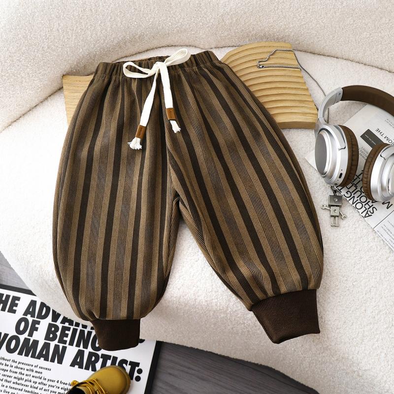 Autumn Winter Childrens Girls Boys Sports Trousers Casual Loose Korean Toddler Girls Pants High Quality Versatile Kids Girl Boy Pants