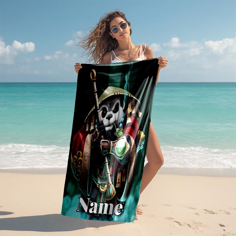 Personalized Customized Proof Beach Towel with World of Warcraft Pattern - Soft, Absorbent,quick-drying,perfect Swimming,camping&bathing