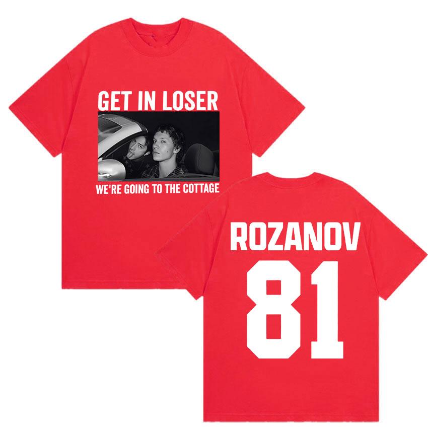 2026 New Get in Loser Were Going To The Cottage Graphic TShirt Heated Rivalry Ilya Rozanov Hollanov 81 Vintage T Shirts Mens