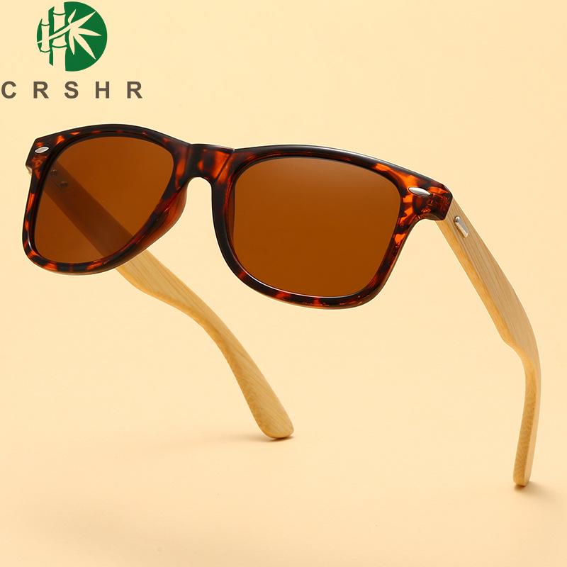 Polarized Retro Bamboo Sunglasses for Men and Women - Fashionable European & American Style