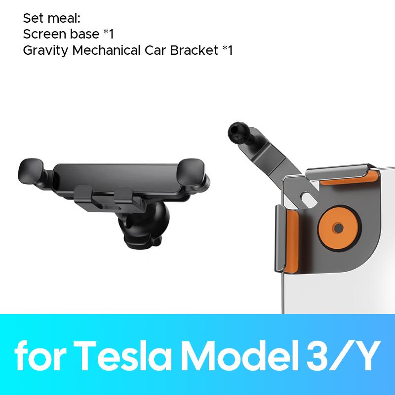 

Aluminum Car Phone Holder Magnetic Wireless Charger Compatible with MagSafe 15W Metal Screen Side Mount For Tesla Model Y 3 Option 2