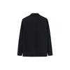 Anta Plain Stand Collar Running Knitted Sports Jacket Men Jacket Basic-Black 152417743S-3