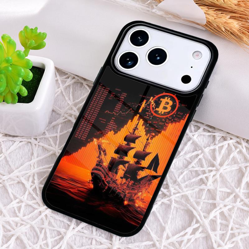 BTC Bitcoin Phone Case for iPhone 17 Air 16 15 11 12 14 13 Pro Max Shockproof Cover