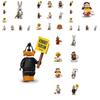 Cartoon Building Blocks Toy Diy Assembly Toy For Kids Plastic Material Abs Type 50-100 Pieces 4.5cm Height Lightweight Characters)