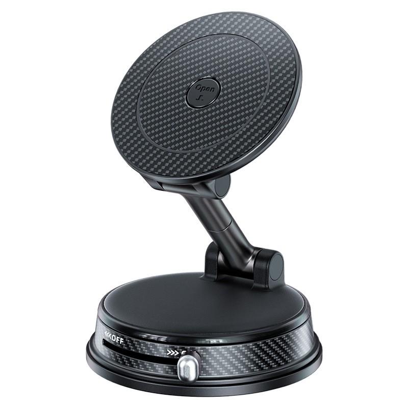Magnetic Phone Holder Car Desk Portable Foldable Rotating Vacuum Suction Mount With Essential Oil Diffuser