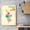 Retro Ice Cream Canvas Art Painting Modern Kitchen Room Decor Posters And Prints Tea Time Fishes Foods Wall Pictures For Kids