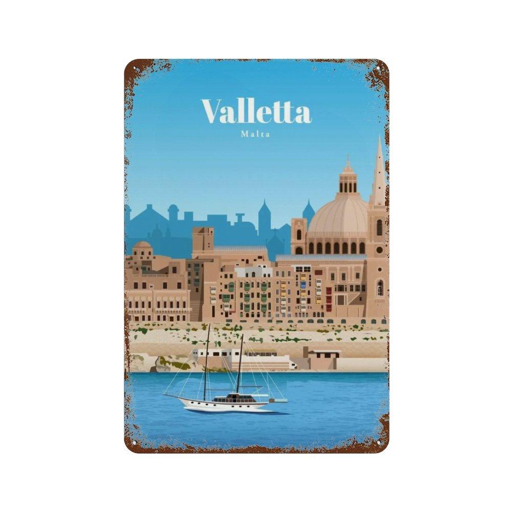 Amsterdam London Iceland Bali Travel Poster Metal  Sign Plaque Retro Plates For Club Man Cave Bar Hotel Cafe Wall Decor
