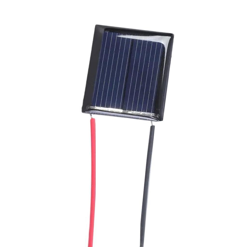 1V 85MA Solar Panel Dripping Glues Plate With Wire Solar Systems Module for Science And Technology Products Enduring