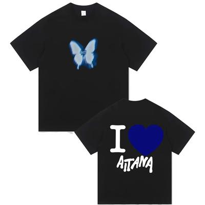 2026 New Singer Aitana Love Graphic Print T Shirts Unisex Women Fashion Cotton Tshirt Casual Fans Gift Clothing Tshirt