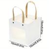 20pcs Gift Bags with Window and Handle Party Favor Bags Kraft Paper Square Bag Treat Bags Gift Wrap Bag Packaging Bags for Birthdays Weddings Parties