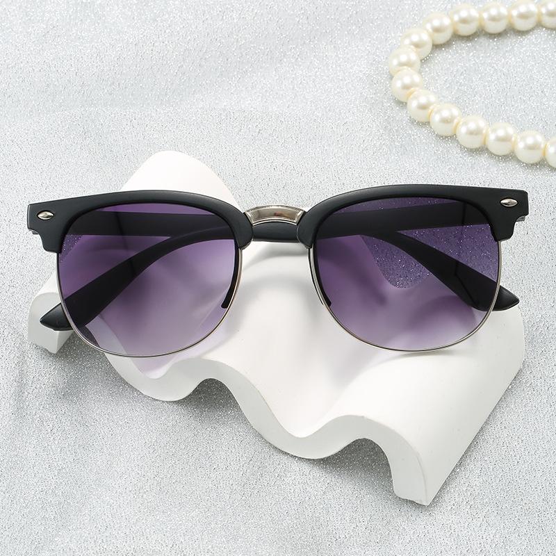 Sunglasses Men Brand Designer Sun Glasses Women Men Classic Fashion Semi Rimless Classic Sunglasses UV400