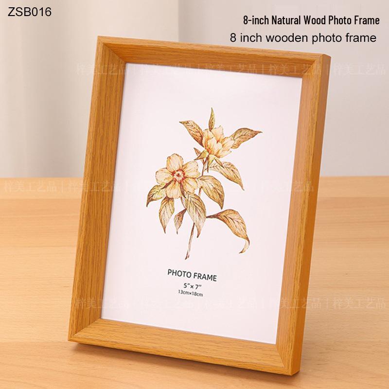 

8-дюймовая минималистичная деревянная рамка для демонстрации нейл-арта для настольного декора
