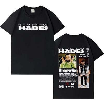 Rapper Hades 66 Make Money Not Friends Album Tour Short Sleeves Tees Cotton Mens Tshirts High Quality Oversized Crewneck Tops