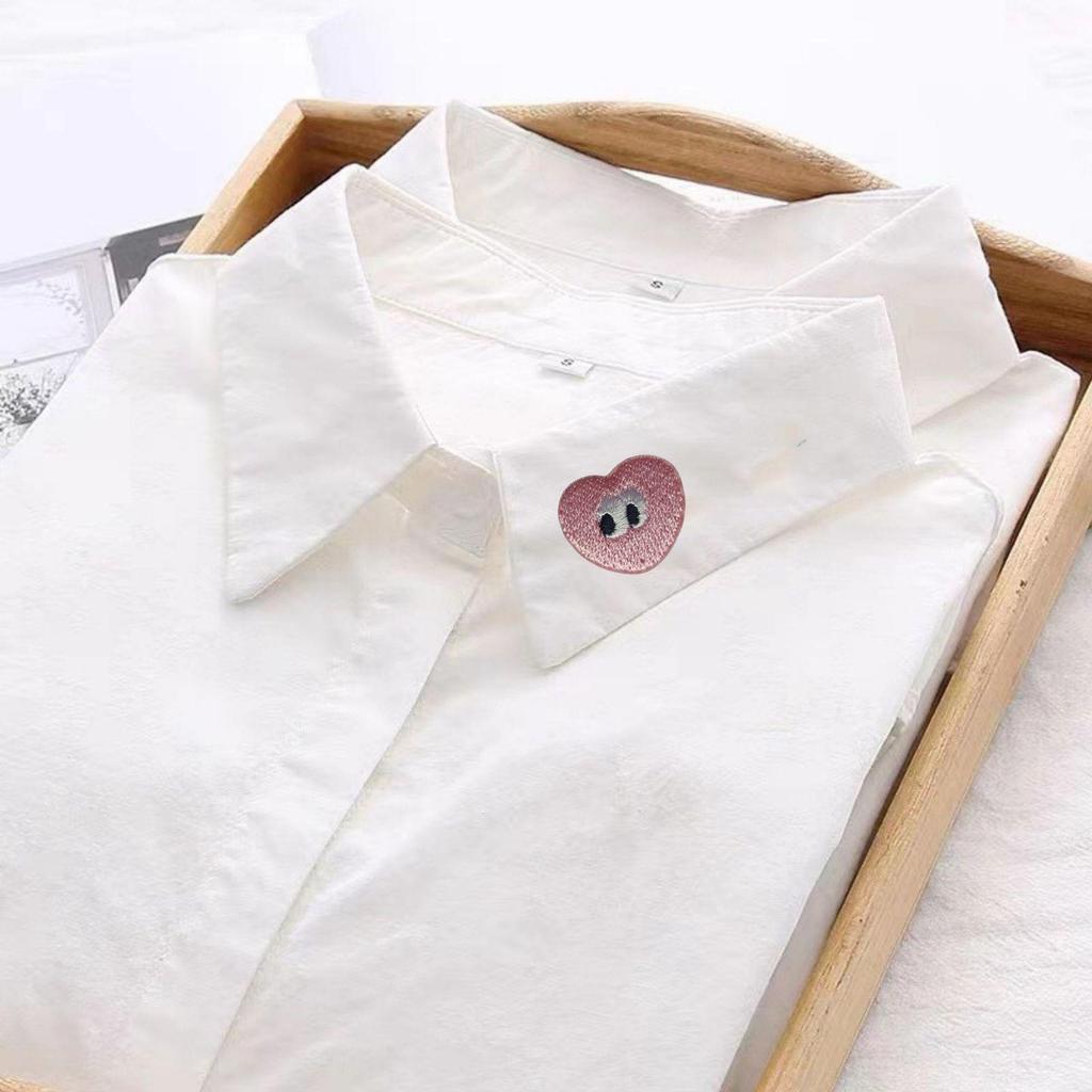 Cute Cartoon Eyes Embroidered Iron-On Patch