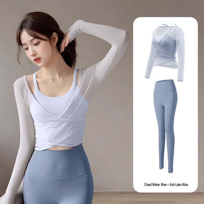 Women's Quick-Dry Long Sleeve Yoga & Pilates Set