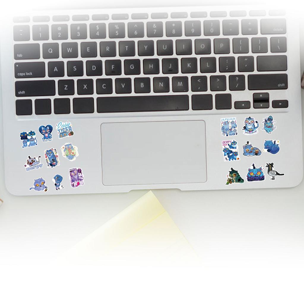 56 Blue Movie Waterproof Laptop Stickers