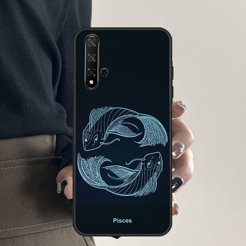 Zodiac Sign For Huawei Nova 9 10 SE 5T 12s 12i 11i Y91 Y90 Y60 Y70 Y72 Y61 P20 P40 P30 Lite P60 Pro Case