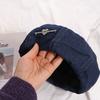 Y2K Love Heart Beret Korean Style Painter Hat Sweet Denim Octagonal Hat  Travel