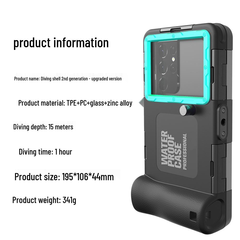 Red Pepper Black Technology Waterproof Dive Case (15m) for Samsung, Apple 14/13, Huawei, Xiaomi