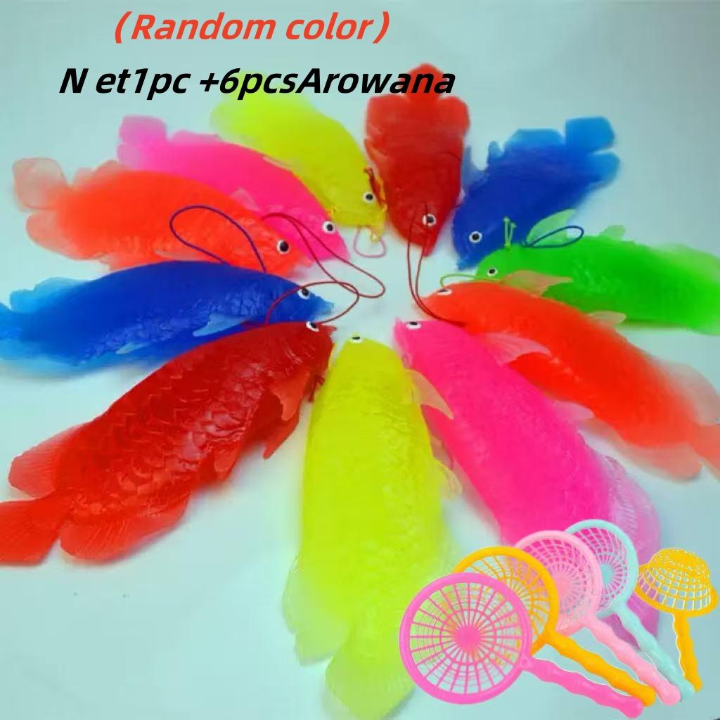 6/10/20 Stück Niedliche Gummi-Goldfisch-Badespielzeuge für Kleinkinder Kinder Wasserspielspiele Simulation Badezimmer-Spielzeug Perfekte Duschgeschenke