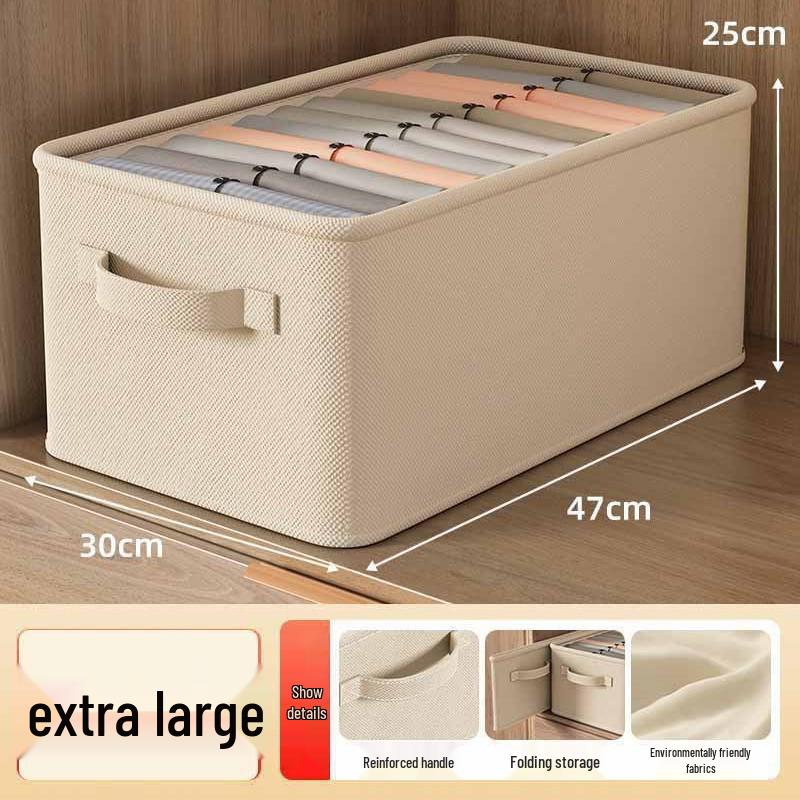 Foldable Organizer Clothes Large Bedroom Drawerstyle Storage Box