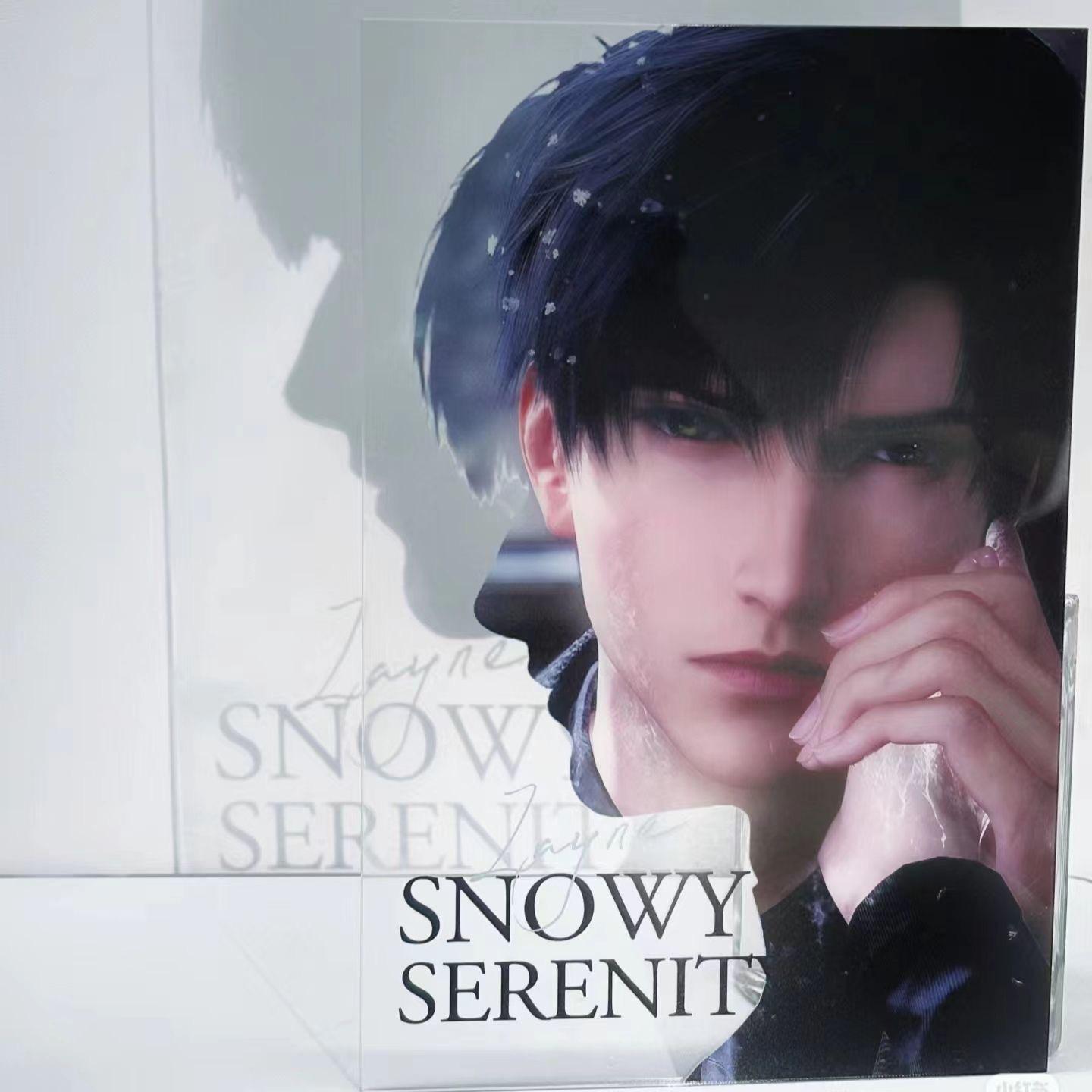 

1/5 шт. Креативна прозора акрилова картка Love and Deepspace Стилус Рафаель Зейн Ксав є Калеб Аніме Тіньова картка Настільний декор