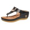 Summer Sandals Womens 2025 Big Size Platform Sandals Wedges Flip Flops Shoes Comfortable Slippers Ladies Non-Slip Open Pantuflas