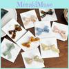 Elegant Vintage Acetate Duckbill Hair Clips With Bow For Sophisticated Hairstyles