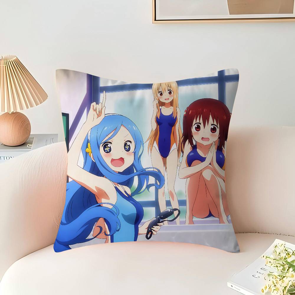 

anime H-Himouto Umaru-chan Cushion Cover Inches Farmhouse Decor Home Throw Pillow Covers for Couch Decorations 16x16Inch