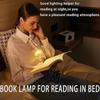 Mini LED Book Night Light Adjustable Clip 360° Flip Study Eye Protection Lamp Rechargeable 3 Color For Travel Bedroom Reading