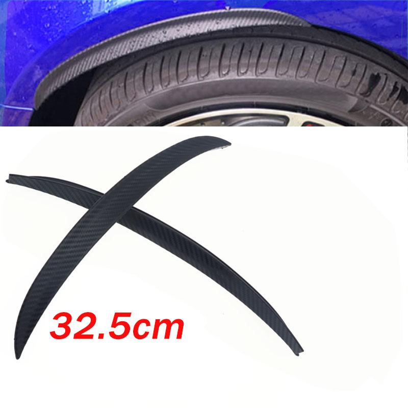 Mudguards Car Carbon Fiber Fender Flares Mud Flaps Arch Wheel Eyebrow Lips Strips Trim Splash Guards For Car Truck SUV Body Kit