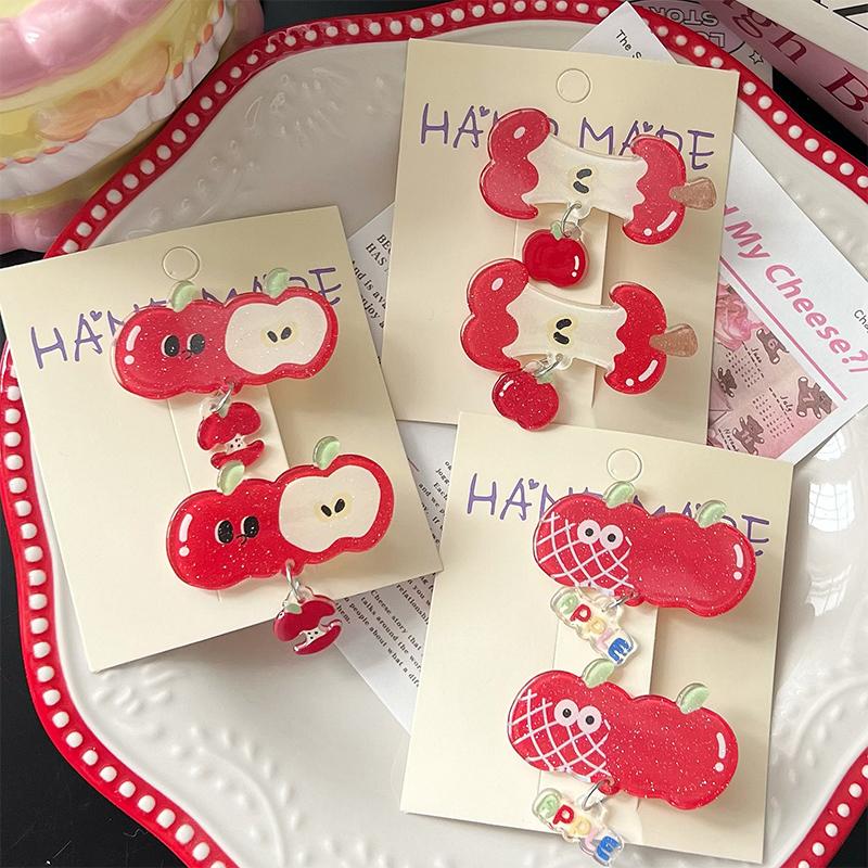 

Ins Style Fruits Шпилька для волосся Sweet Girly Заколка для волосся Симпатичні затискачі для чубчика збоку Затискачі для дівчат Аксесуари для волосся Універсальний головний убір