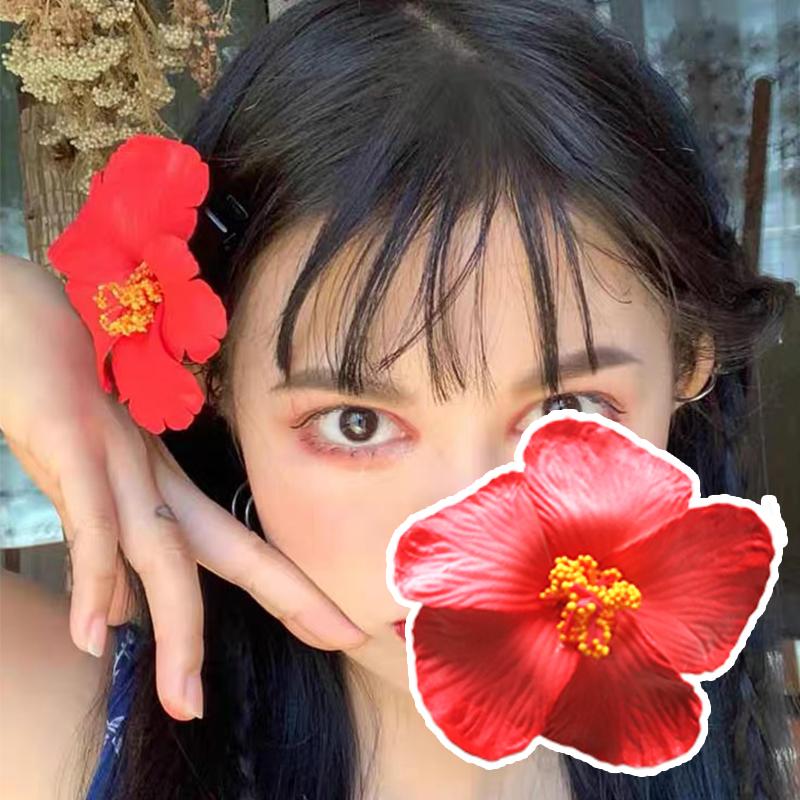 Mote Blomst Hårnåler for Kvinner Bohemia Stil BB Klemmer Pannelugg Hårnåler Spenne Hårklemme Strandferie Jenter Hårtilbehør