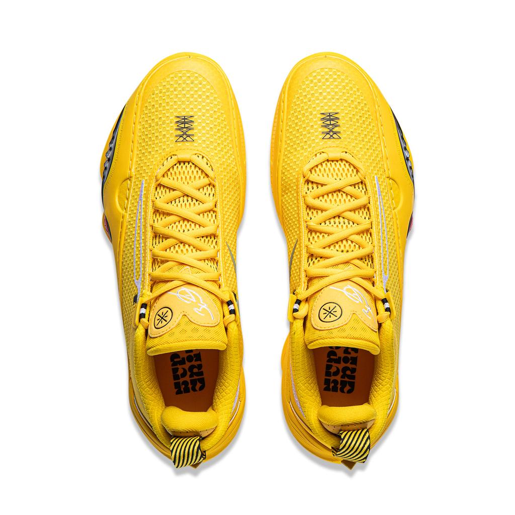 Li Ning All City 14 Cushioning Slip Resistant Abrasion Resistant Rebound Low Top Basketball Shoes Men's Bee Yellow ABAW001-3