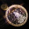 3D Santa Claus Christmas Lights LED Night Light Hanging Lamp With Suction For Door Window Holiday Decoration Fairy Lights