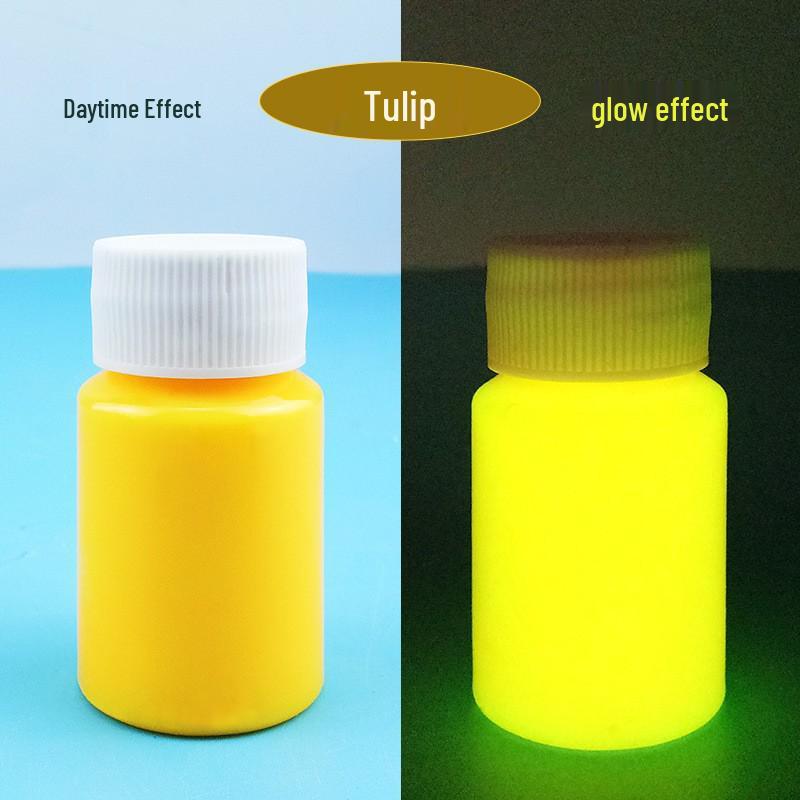 Светящаяся в темноте краска-порошок Super Bright, водостойкая, флуоресцентная, для ручной росписи.