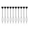 Pack Of 10 Quick Hair Beader Tools For Effortless Braiding And Styling For Hairstylist Women And Girls