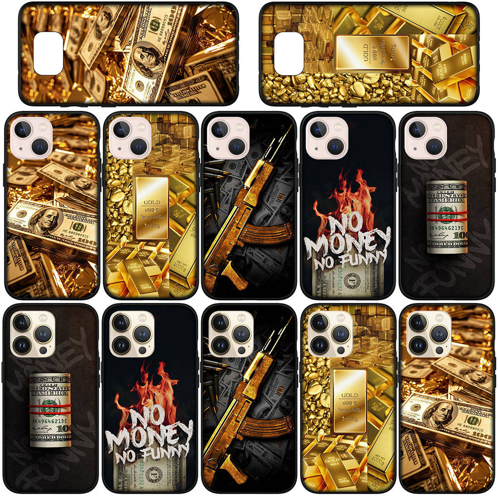 Phone Case for Samsung Galaxy S25 S24 S23 iPhone 16 15 Xiaomi Redmi Note 14 13 12 16E X 11 Pro Max OPPO Moto 14C 13C Huawei Wallpaper Money 100 Cover
