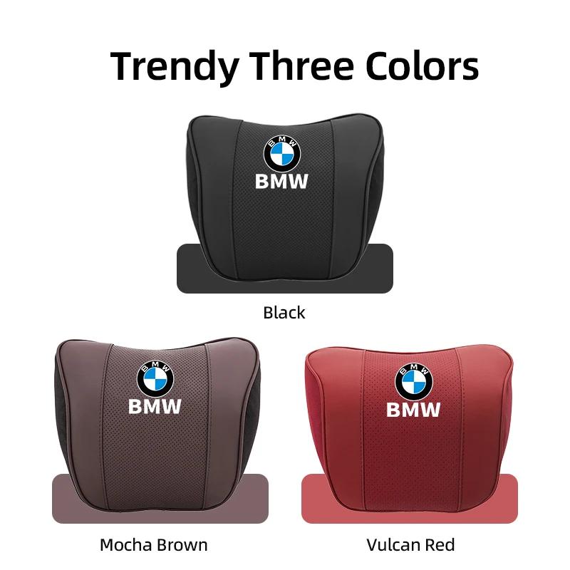 LJFJN1 Car Sticker Car Lumbar Support Headrest Waist Neck Pillow Auto Seatrest Cushion For BMW 1 3 5 Series X1 X4 X5 X7 G20 G38 F20 F39