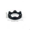 ThreedimensionalPrinted Bowling Finger | Sturdy, sphere band, for Home Black 3D Printed Ring