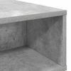 Coffee Table Concrete Gray 100 x 46 x 35 cm Engineered Wood