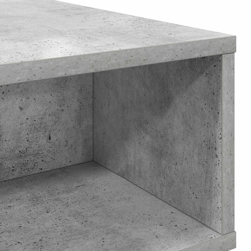 Coffee Table Concrete Gray 100 x 46 x 35 cm Engineered Wood