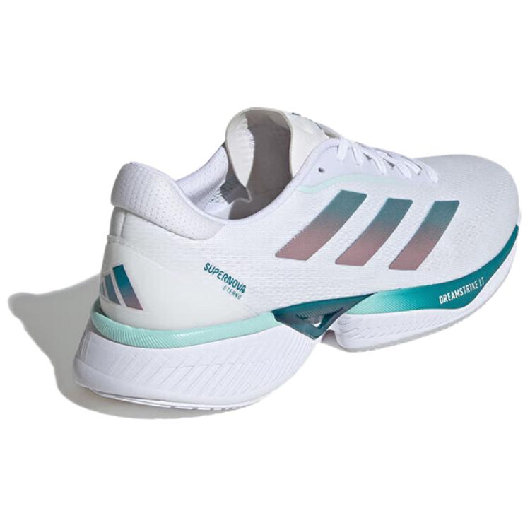 Adidas Supernova Eterno Comfortable Versatile Non-Slip Wear-Resistant Low-Top Casual Running Shoes Unisex Sneakers White Blue Silver IH0438
