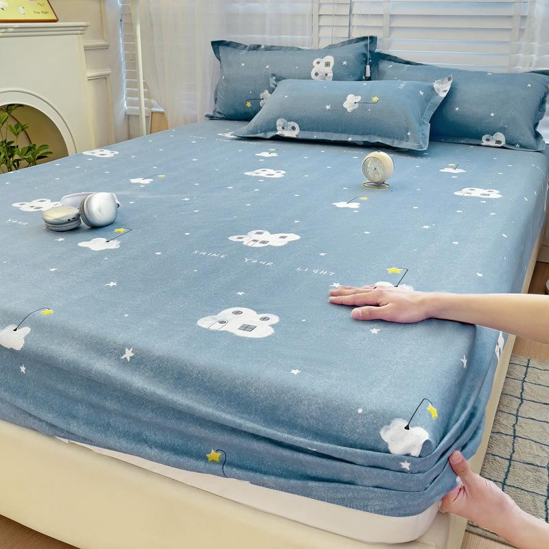 

Простыня из матового хлопка, универсальная для четырех сезонов, Simmons, нескользящая, покрывало для односпальной кровати 120x200cm