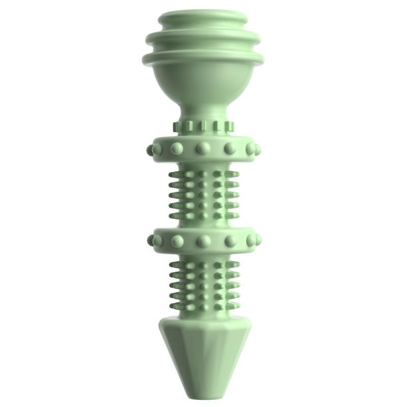 

Игрушка Прорезыватель Домашний питомец Жевательная Зубочистка Зубная щетка Tpr Материал Практичный И зелёный