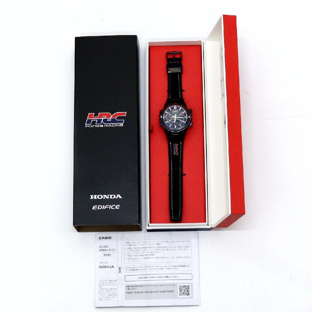 CASIO EDIFICE Sospensione Honda Racing ECB-2000HR-1AJR Watch, Bluetooth, Solar, Quartz, Men's